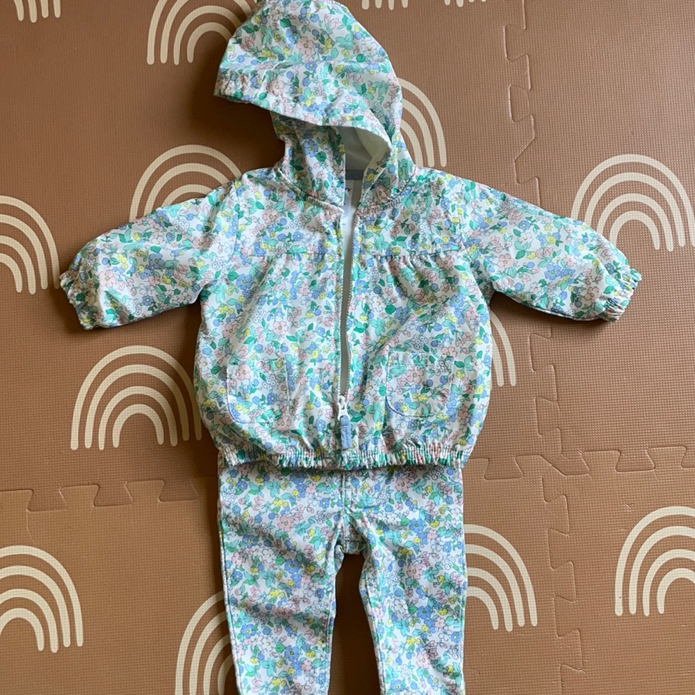 Carter’s floral Two piece jacket set.